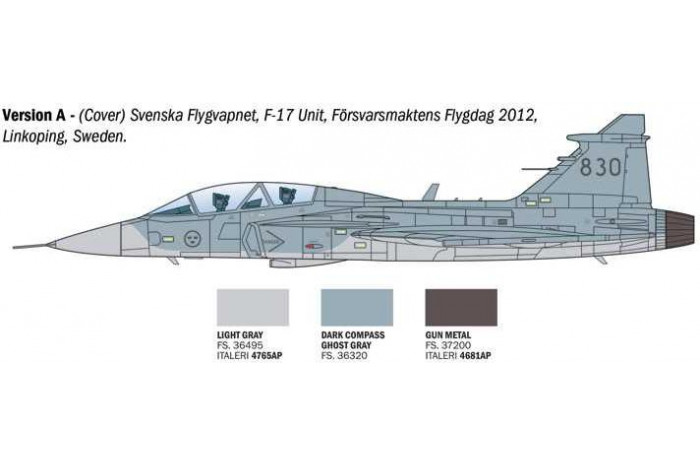Mode Kit letadlo 91216 - JAS-39 Twin Seater (1:72)