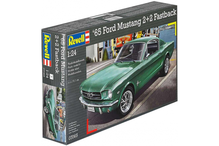 Plastic ModelKit auto 07065 - 1965 Ford Mustang 2+2 Fastback (1:25)