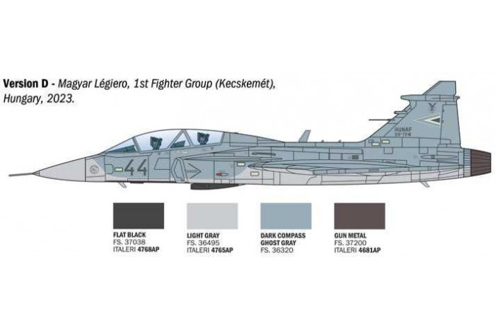Mode Kit letadlo 91216 - JAS-39 Twin Seater (1:72)