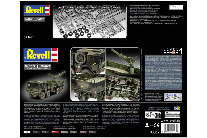 Plastic ModelKit military 03367 - MAN 10t milgl 8x8 Truck (1:35)