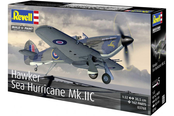 Plastic ModelKit letadlo 03768 - Hawker Sea Hurricane Mk.IIC (1:32)