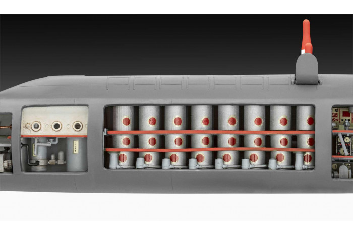 Plastic ModelKit ponorka 05185 - S.S.B. Abraham Lincoln with Interior (1:253)