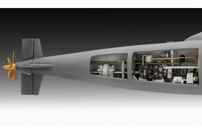 Plastic ModelKit ponorka 05185 - S.S.B. Abraham Lincoln with Interior (1:253)