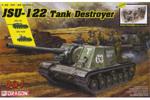 Model Kit military 6787 - JSU-122 Tank Destroyer (3 in 1) (1:35)