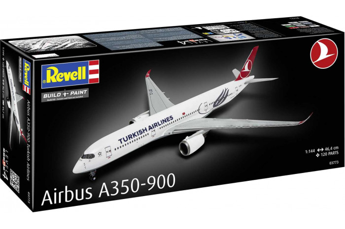 Plastic ModelKit letadlo 03773 - Airbus A350-900 "Turkish Airlines" (1:144)