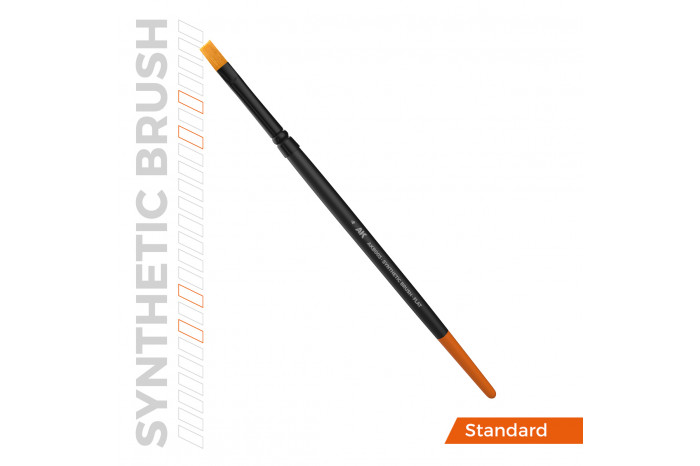 AK SYNTHETIC BRUSH – FLAT 4