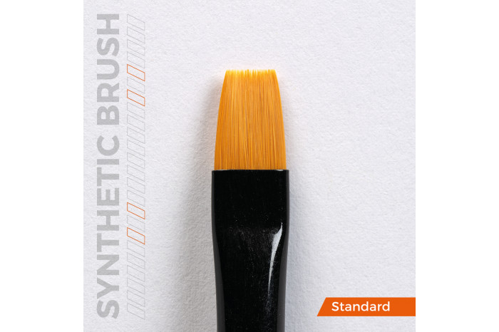 AK SYNTHETIC BRUSH – FLAT 4