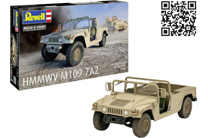 Plastic ModelKit military 03366 - HMMWV M1097A2 (1:35)