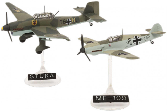 Starter Kit letadlo 73770 - Messerschmitt Bf109E & Ju87B Stuka (1:144)