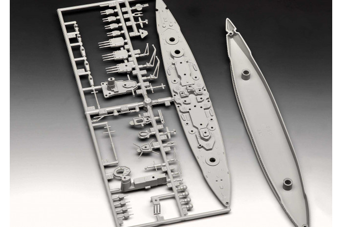 Starter Kit loď 75181 - Battleship Gneisenau (1:1200)