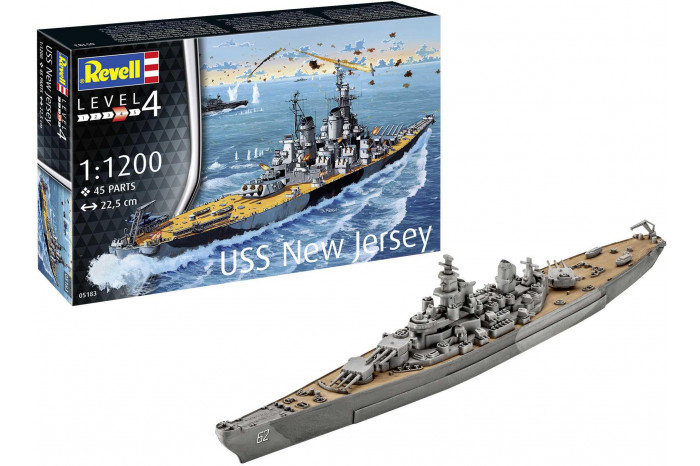 Starter Kit loď 75183 - Battleship USS New Jersey (1:1200)