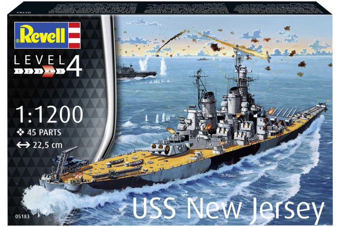 Starter Kit loď 75183 - Battleship USS New Jersey (1:1200)