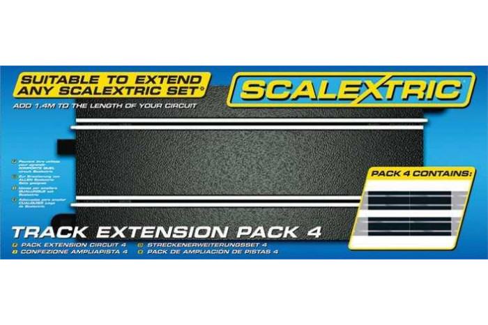 Rozšíření trati SCALEXTRIC C8526 - Track Extension Pack 4 - Straights