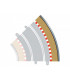 Rozšíření trati SCALEXTRIC C8228 - Radius 2 Outer Border/Barrier 45°