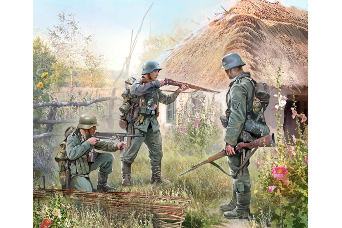 Wargames (WWII) figurky 6105 - German Infantry East Front 1941 (1:72)