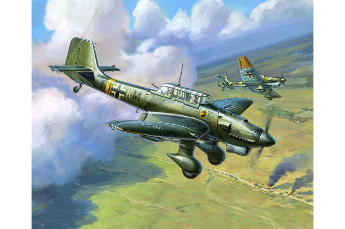 Wargames (WWII) letadlo 6123 - Junkers JU-87 Stuka (1:144)