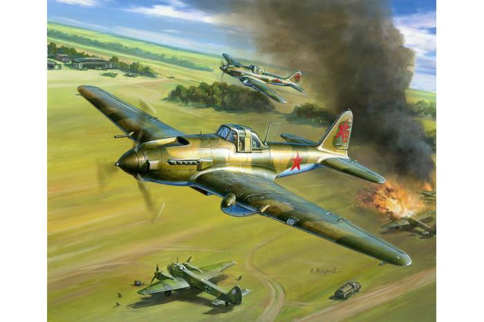 Wargames (WWII) letadlo 6125 - Ilyushin IL-2 Stormovik (1:144)