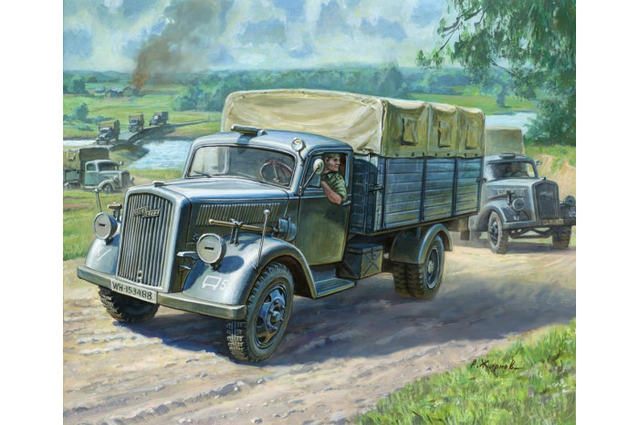 Wargames (WWII) military 6126 - German 3t Truck (1:100)