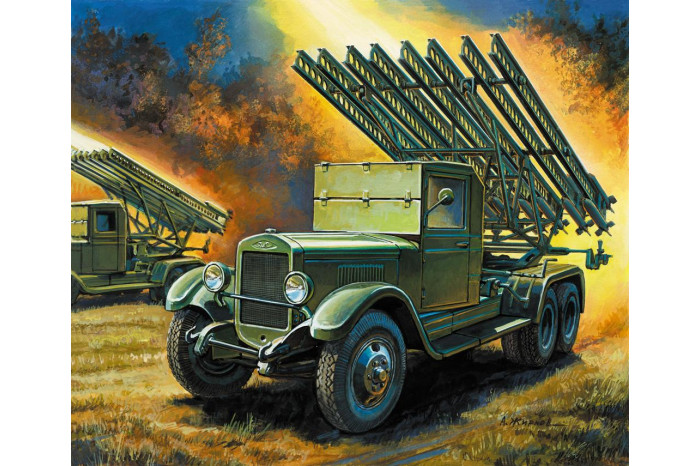 Wargames (WWII) military 6128 - BM-13 Katyusha (1:100)