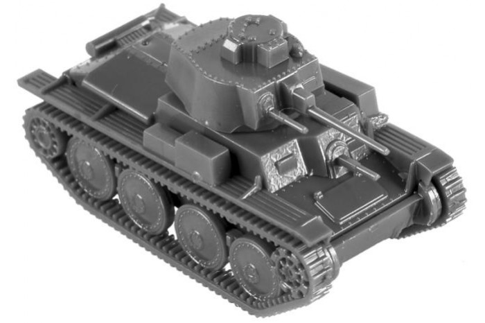 Wargames (WWII) tank 6130 - German Light Tank PZ.KPFW.38 (T) (1:100)