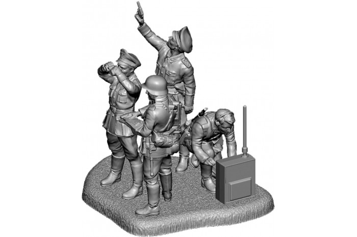 Wargames (WWII) figurky 6133 - German HQ (1:72)