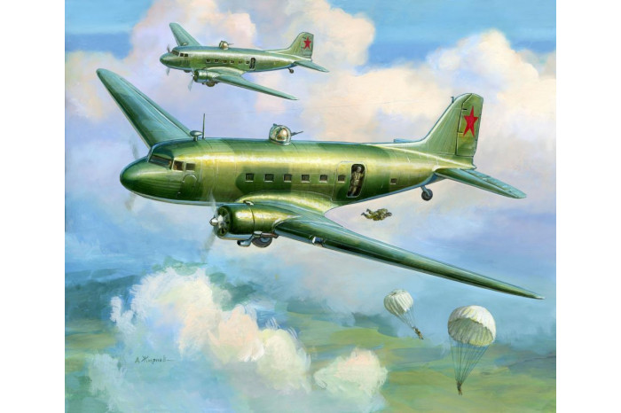Wargames (WWII) letadlo 6140 - LI-2 Soviet Transport Plane (1:200)
