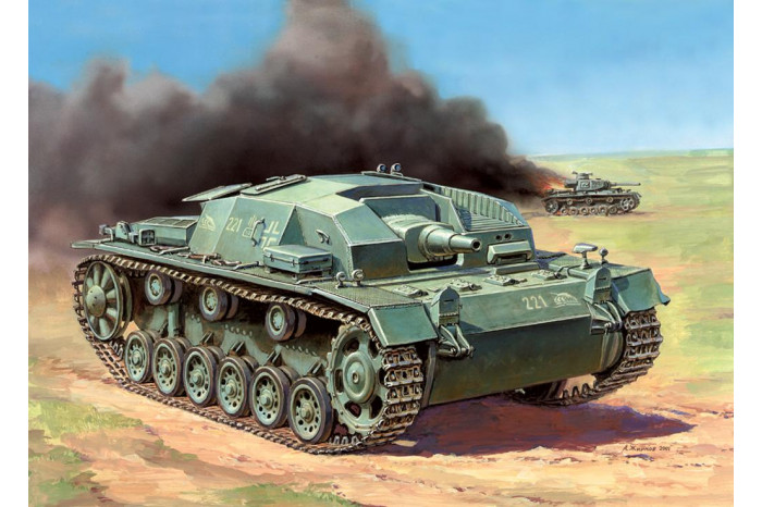 Wargames (WWII) tank 6155 - Sturmgeschütz III Ausf.B (1:100)