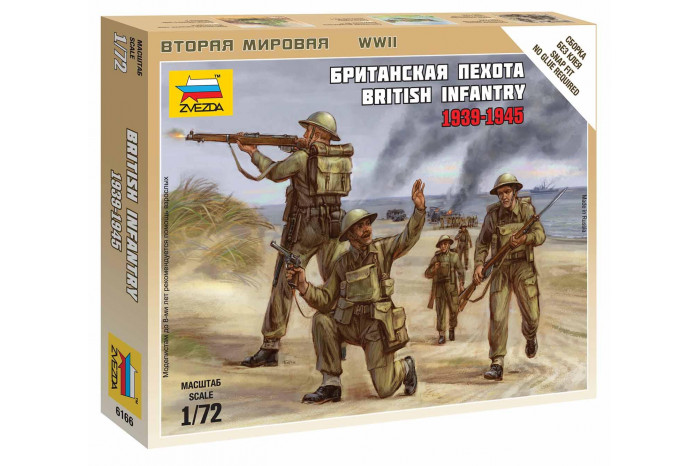 Wargames (WWII) figurky 6166 - British Infantry 1939-42 (1:72)
