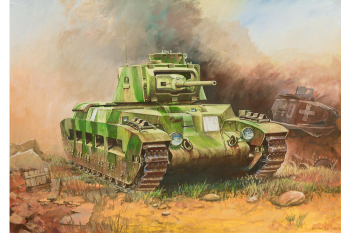 Wargames (WWII) tank 6171 - British Tank "Matilda II" (1:100)
