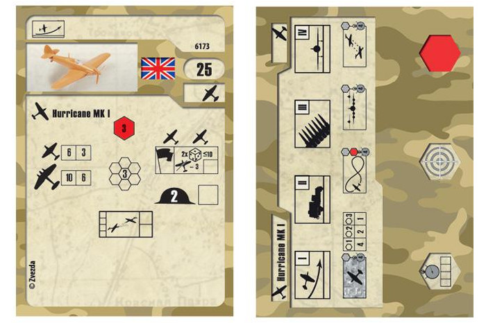 Wargames (WWII) letadlo 6173 - British Fighter "Hurricane Mk-1" (1:144)