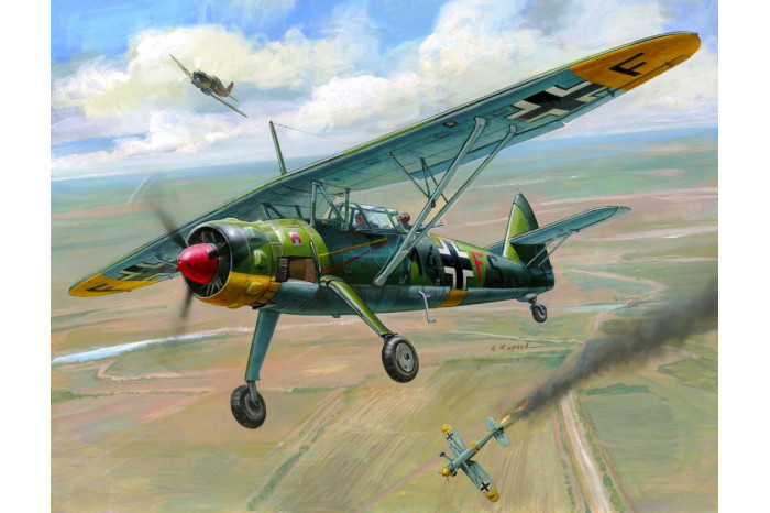 Wargames (WWII) letadlo 6184 - Henschel HS-126B (1:144)