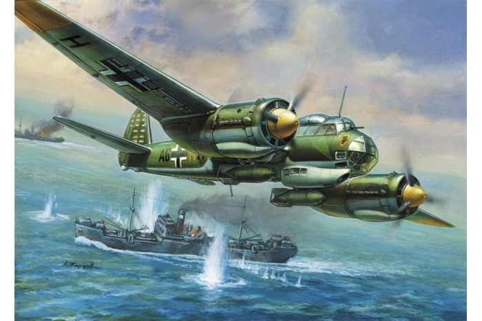 Wargames (WWII) letadlo 6186 - Junkers Ju-88A4 (1:200)