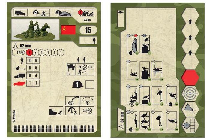 Wargames (WWII) figurky 6208 - Soviet 82mm Mortar with Crew (Winter Unif.) (1:72)