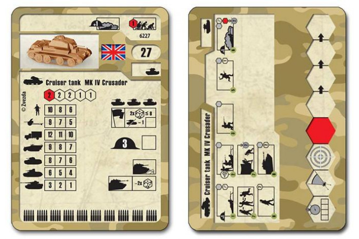 Wargames (WWII) tank Z6227 - British Tank MK IV Cruiser (1:100)