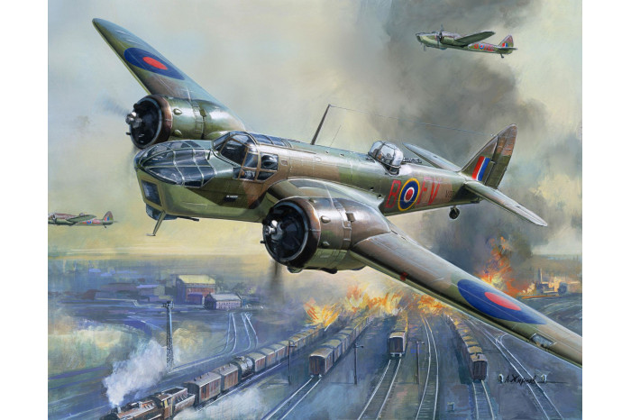 Wargames (WWII) letadlo 6230 - British Bomber Bristol Blenheim IV (1:200)