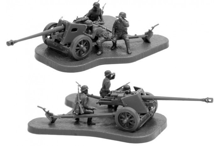 Wargames (WWII) military 6257 - Pak-40 (1:72)