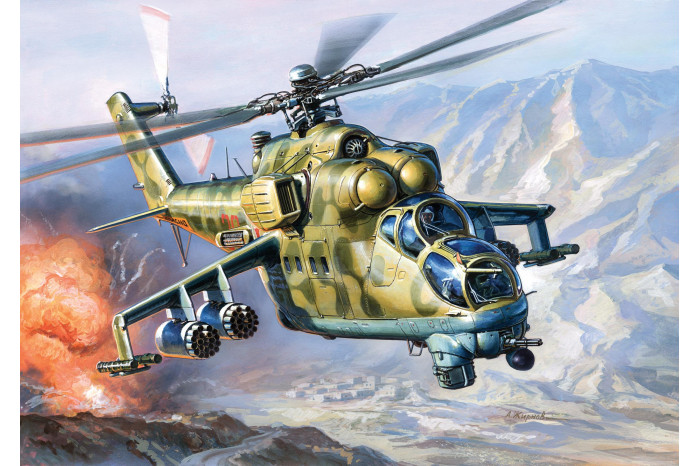 Wargames (HW) vrtulník 7403 - Mil-24 VP (1:144)