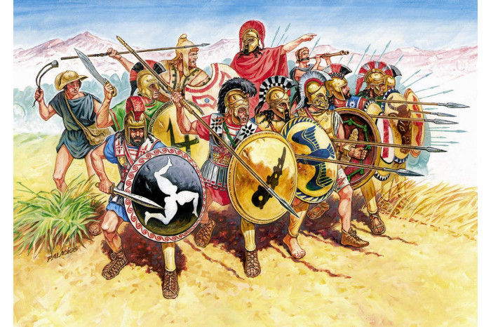 Wargames (AoB) figurky 8005 - Greek Infantry V-IV B. C. (1:72)