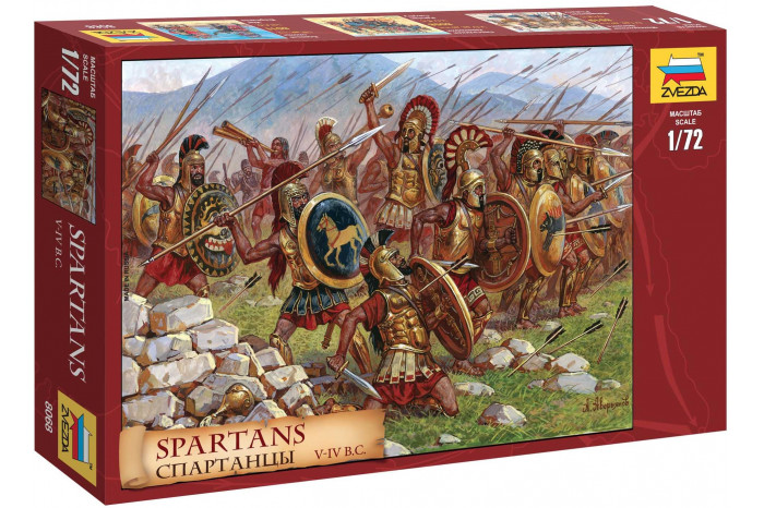 Wargames (AoB) figurky 8068 - Spartiates (1:72)