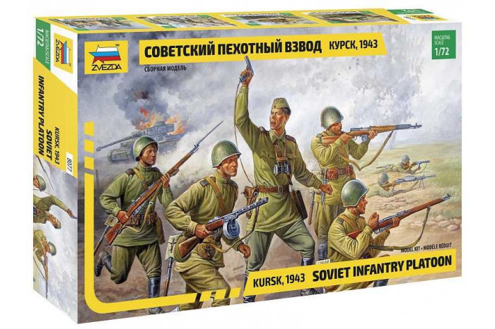 Wargames figurky 8077 - Soviet Infantry WWII (1:72)