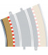 Rozšíření trati SCALEXTRIC C8282 - Border, Kerb & Barrier - Curve - R4 - 22.5DEG Inner