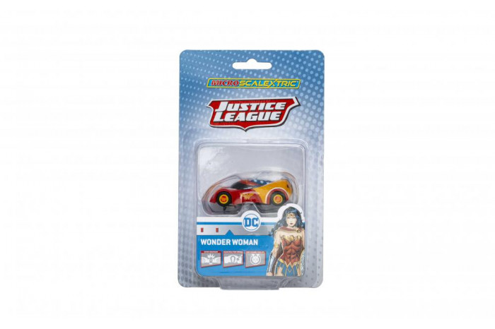 Autíčko MICRO SCALEXTRIC G2168 - Justice League Wonder Woman Car (1:64)