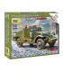 Wargames (WWII) military 6273 - Soviet M-3 Scout Car with Machine Gun (1:100)