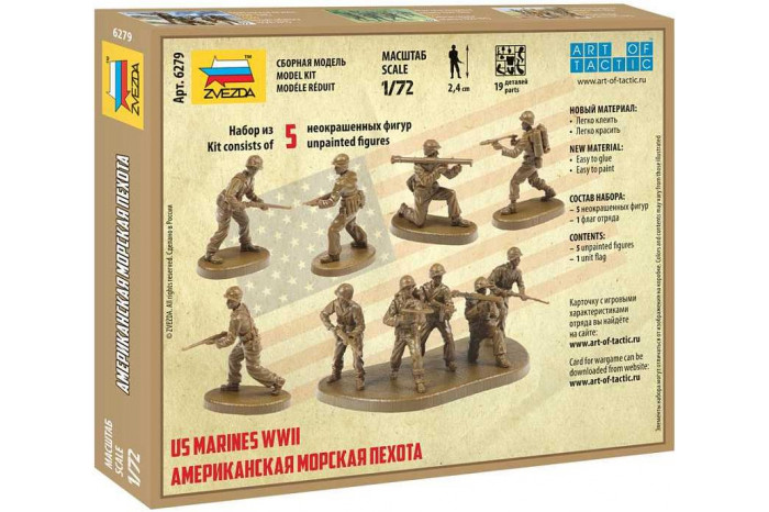 Wargames (WWII) figurky 6279 - US Marines (1:72)