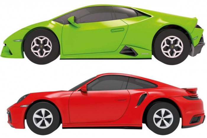 Autodráha MICRO SCALEXTRIC G1178M - Super Speed Race Set - Lamborghini vs Porsche (Battery Powered) (1:64)