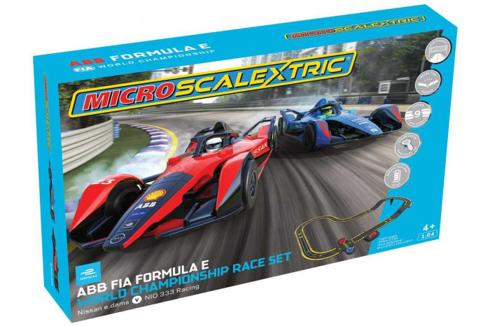 Autodráha MICRO SCALEXTRIC G1179M - Formula E World Championship (Battery Powered) (1:64)