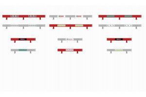 Rozšíření SCALEXTRIC C8191 - Crash Barriers With Stickers