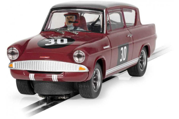 Autíčko Touring SCALEXTRIC C4546 - Ford Anglia 105E - Broadspeed (1:32)