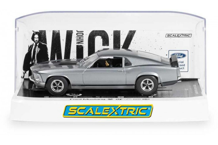 Autíčko Film & TV SCALEXTRIC C4497 - John Wick Ford Mustang BOSS 429 (1:32)
