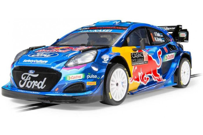 Autíčko Rally SCALEXTRIC C4501 - Ford Puma Rally1 - Monte Carlo 2023 - Tanak/Jarveoja (1:32)